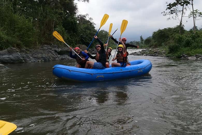 Conquer the rapids on this rafting activity