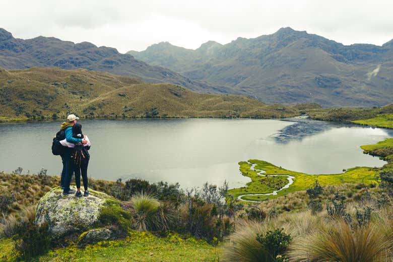 Vista della laguna Luspa