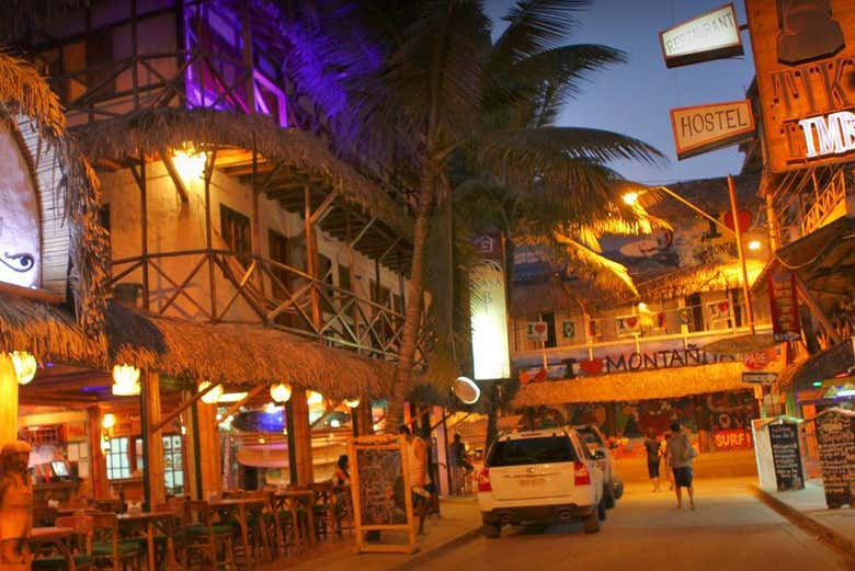 Nightfall in Montañita