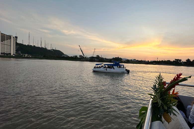 You can have dinner and spend the night on the catamaran!