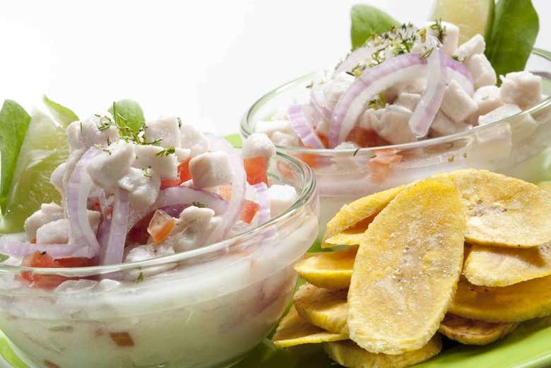 Ceviche with fish
