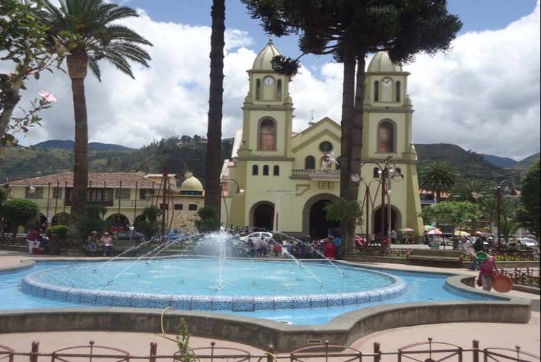 Main square in Gualaceo