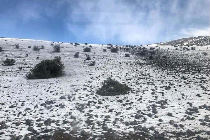 Snowy landscape of Chimborazo