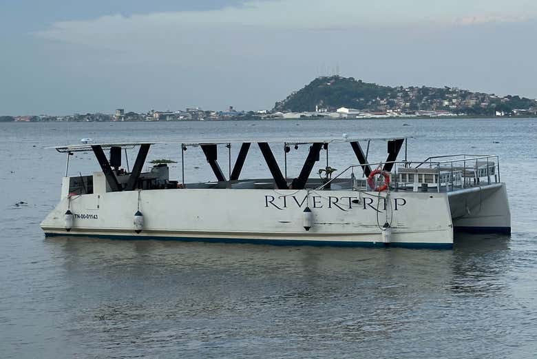 Enjoy a quiet cruise along the river in Guayaquil
