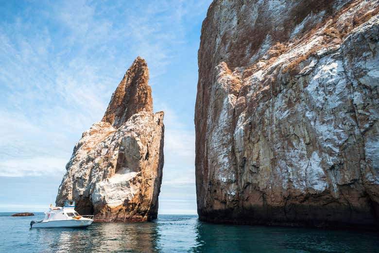 Part of the Sleeping Lion, or Kicker Rock