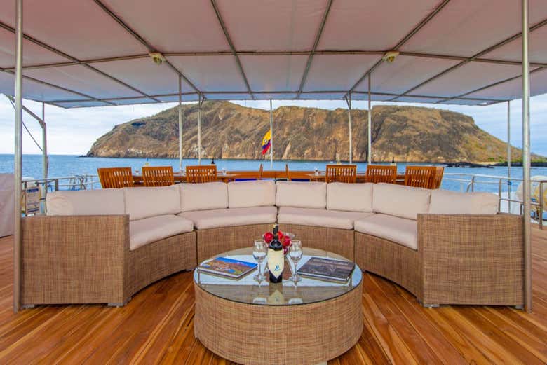 Outdoor deck terrace