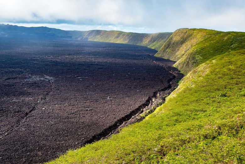 Cratere del vulcano Sierra Negra