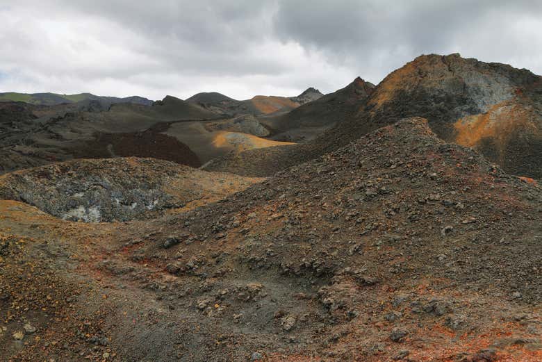 Il paesaggio del vulcano Chico