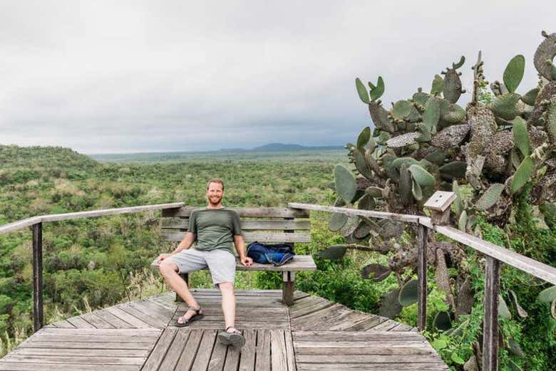 Enjoying the wetlands of the Galapagos
