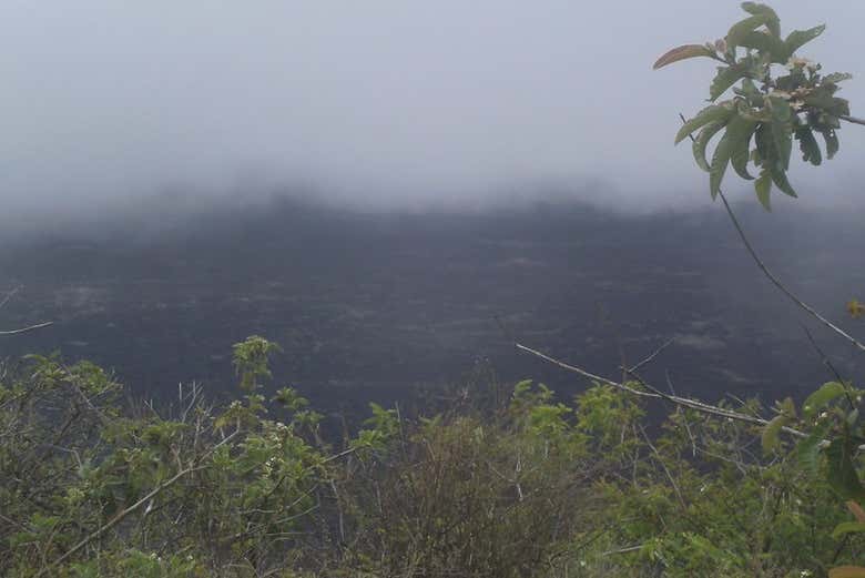 Scenery around the volcanic area