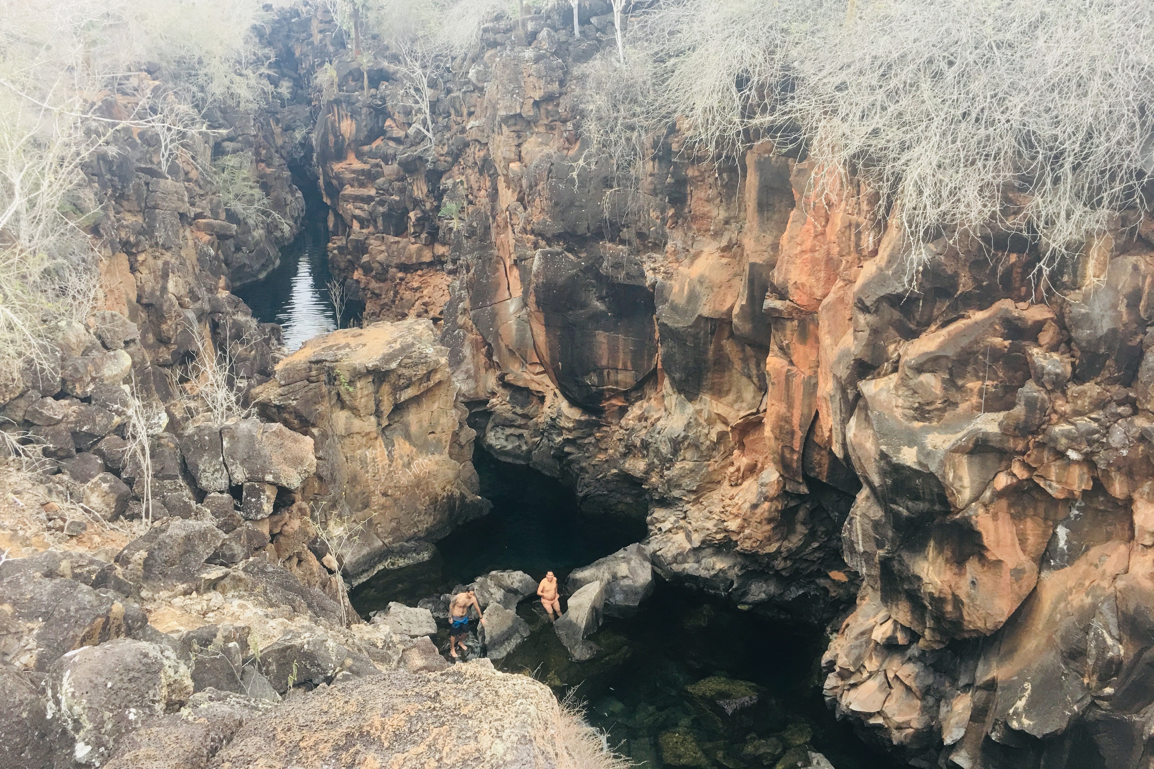 Vue aérienne sur Las Grietas
