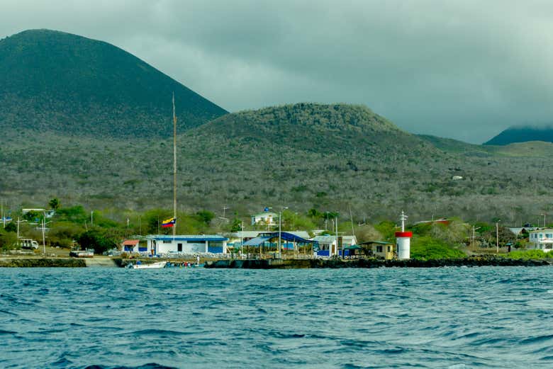 Vue sur l'île Floreana