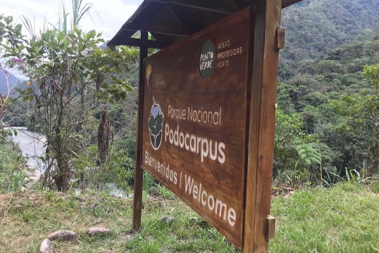 Entrée du Parc National Podocarpus