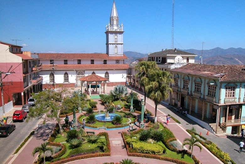 main square in zaruma