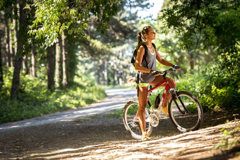 Cycling through the Mindo Forest