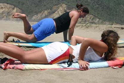 Surf lesson in Montañita