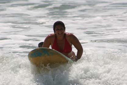 Practicing in the water