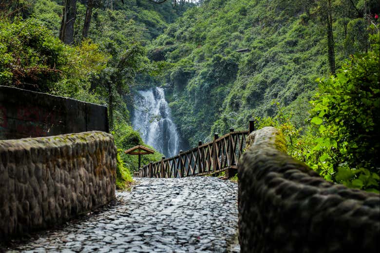 Peguche waterfall