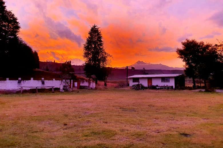 Sunset at the ranch