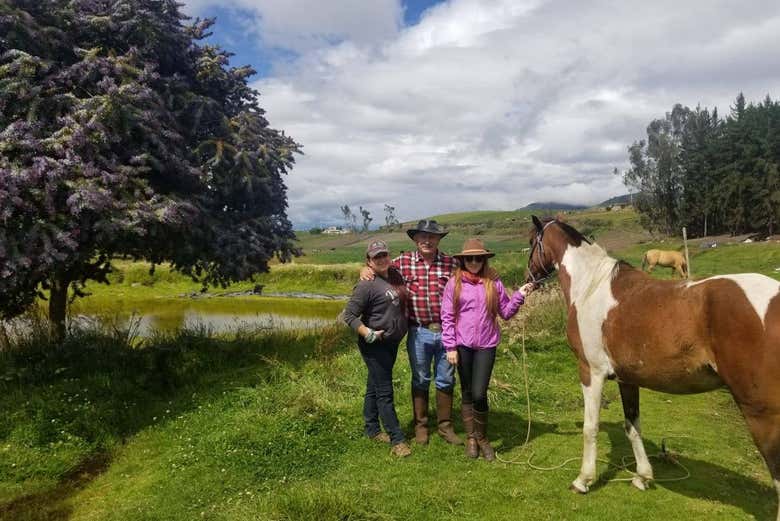 Horseback riding tour in the surroundings of Quero
