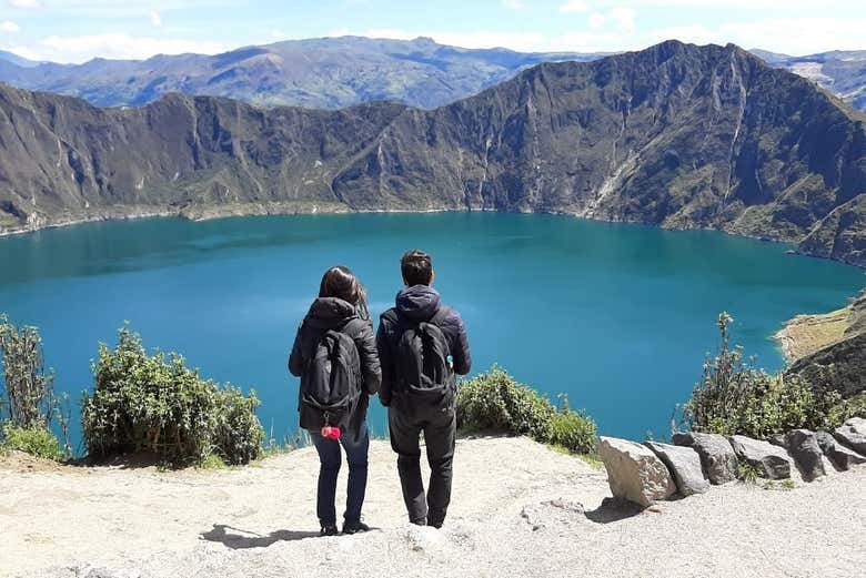 Admirando la laguna