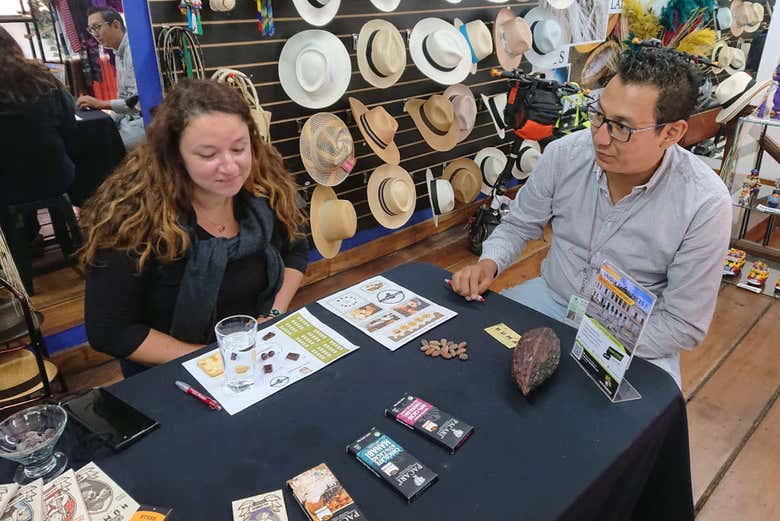Degustando el cacao quiteño