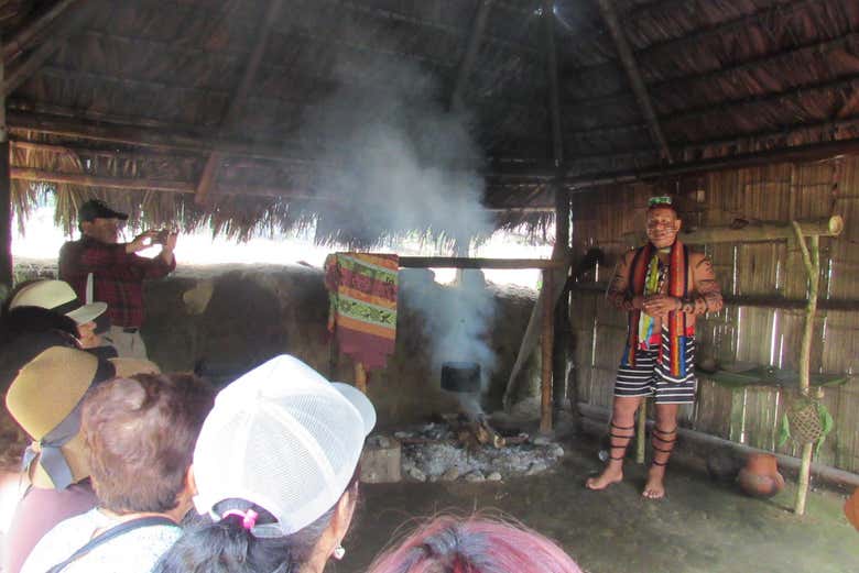 Visitando a comunidade Chigüilpe