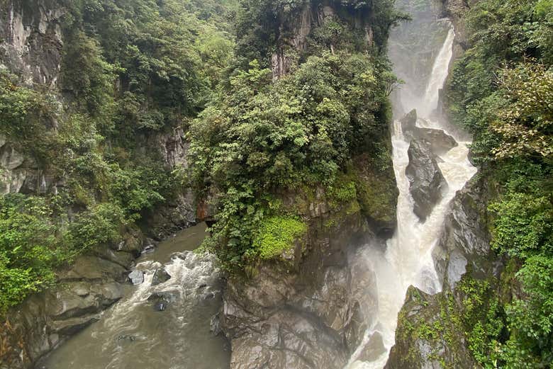 Vistas de las cascadas