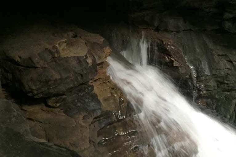 Waterfall in the Grand Canyon of Cotundo