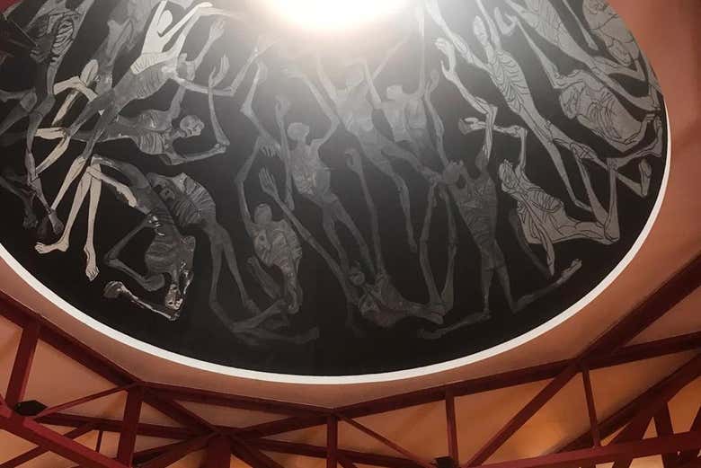 Cúpula no museu Capilla del Hombre