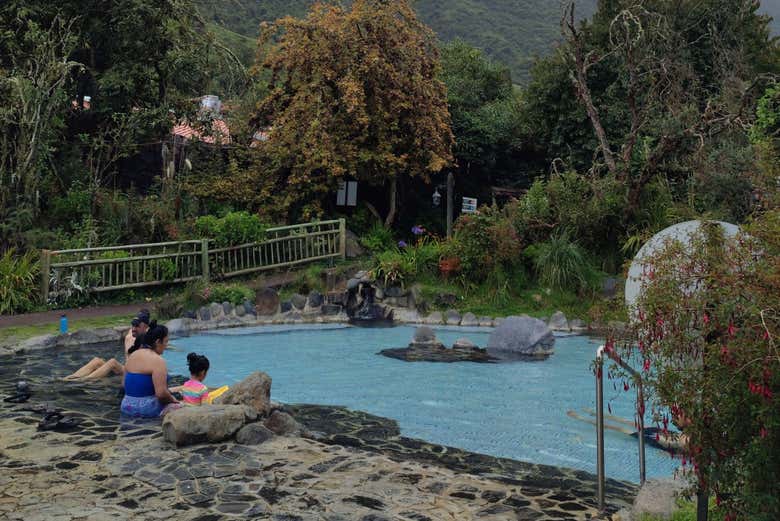 Relax in the Papallacta hot springs on this day trip