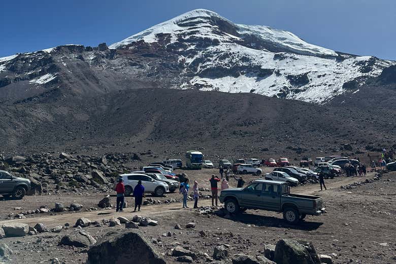 Enjoy the views of Chimborazo Volcano 