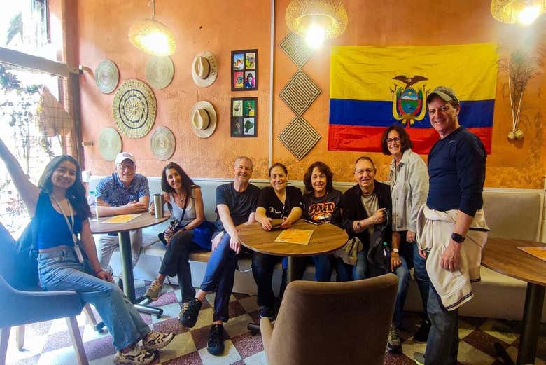 Aproveitando o tour gastronômico em Quito