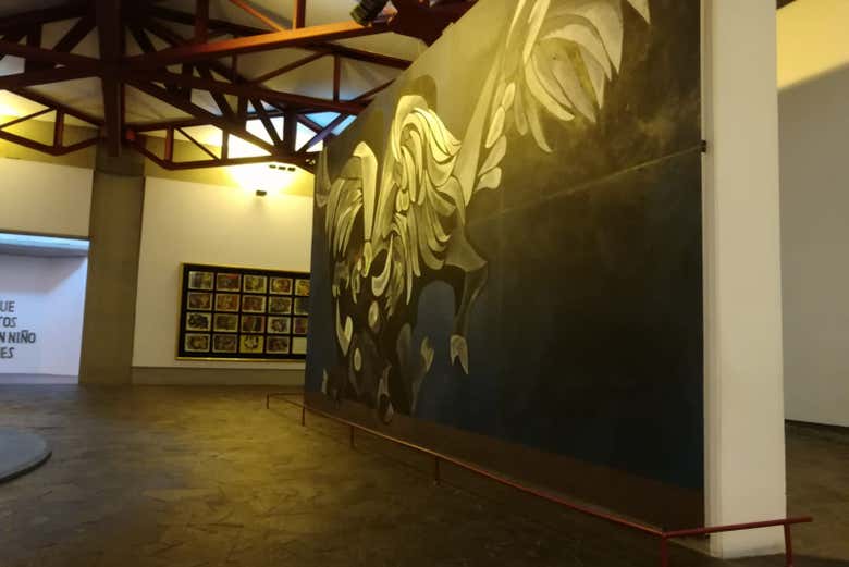 Mural no museu Capilla del Hombre