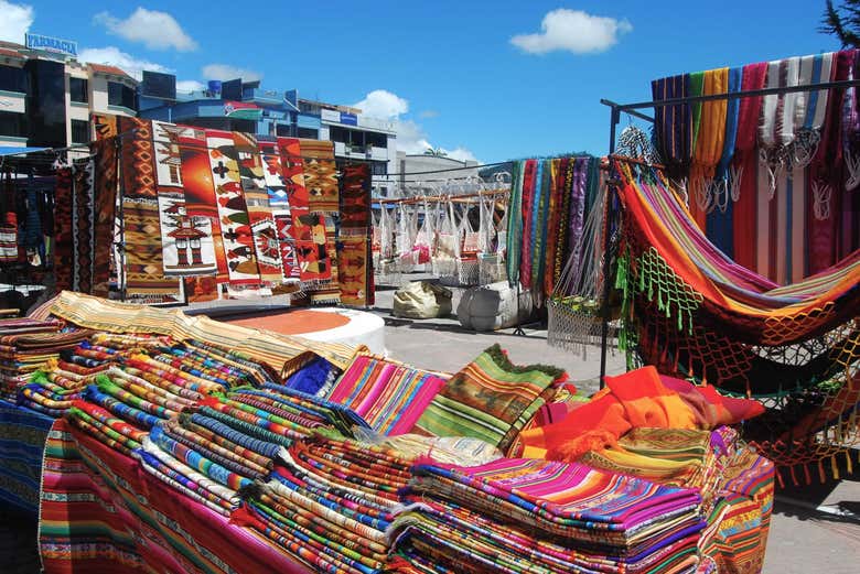 Plaza de Ponchos in Otavalo