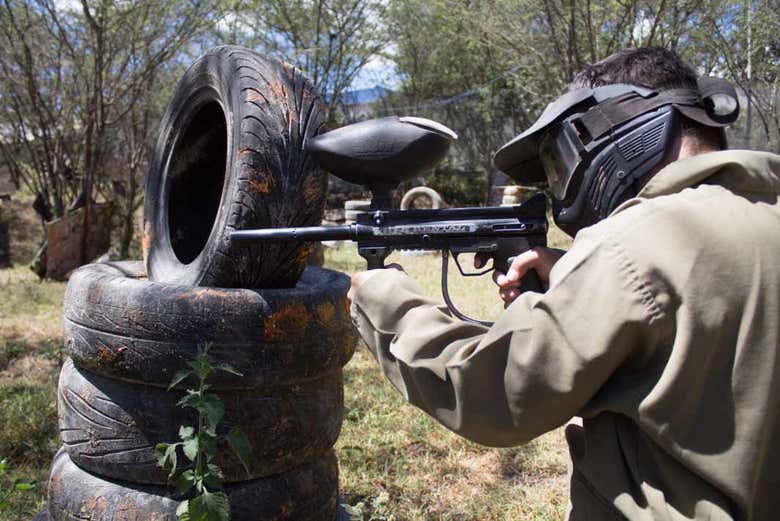 Paintballing at Nayon Xtreme Valley