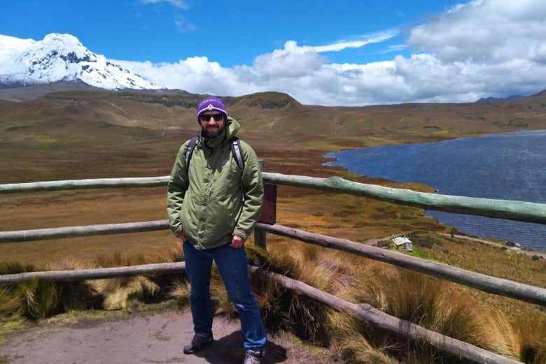 Making a stop on the Gallaretas Trail