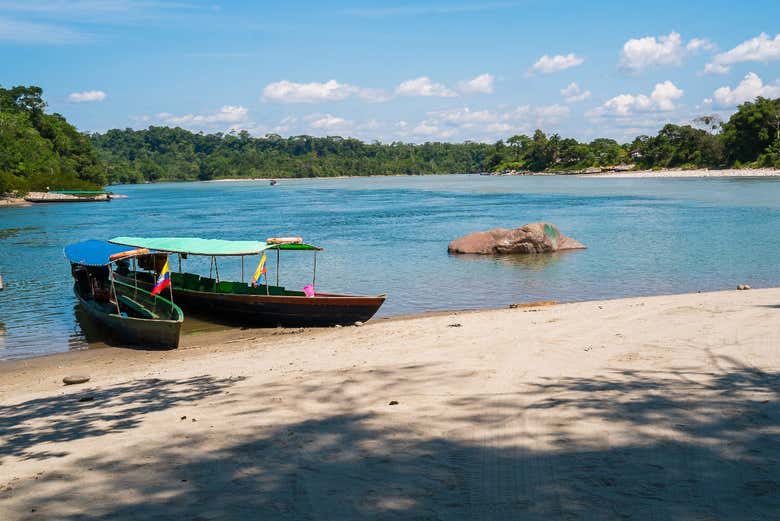 Take a boat ride down the Napo River