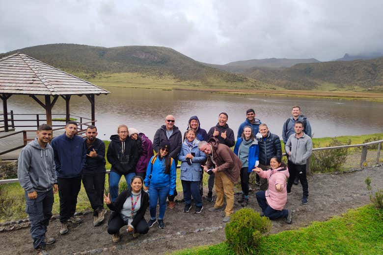 Enjoy a visit to the Laguna de Limpiopungo