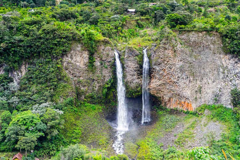 El Manto de la Novia en Baños de Agua Santa