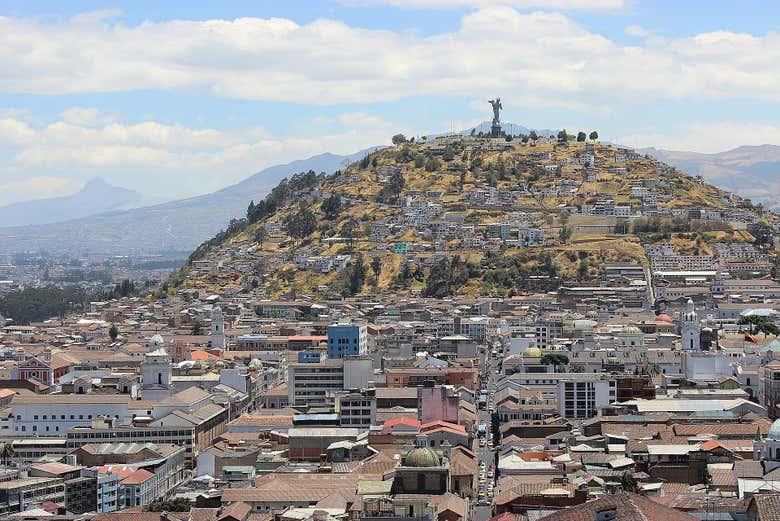 Vista panorâmica de Quito