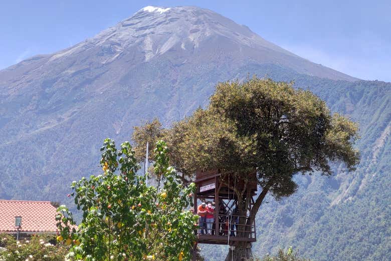 Vistas del volcán Quilotoa