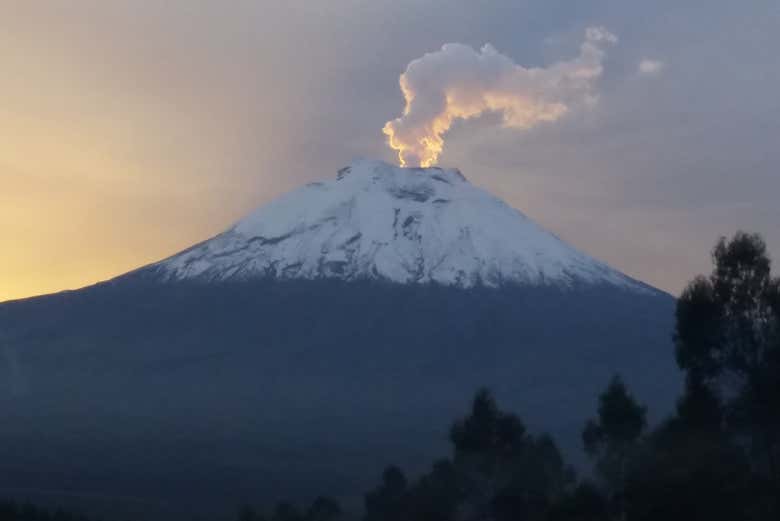 El volcán Cotopaxi