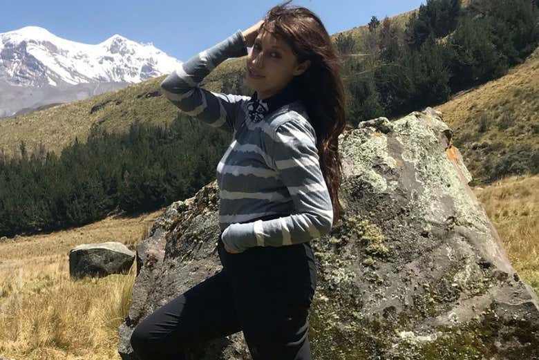 Enjoying the hike
