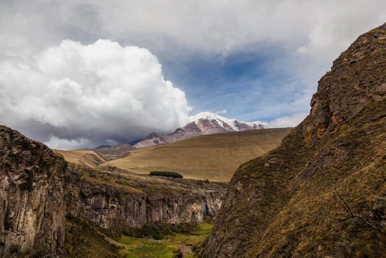 Chimborazo's rocky landscapes