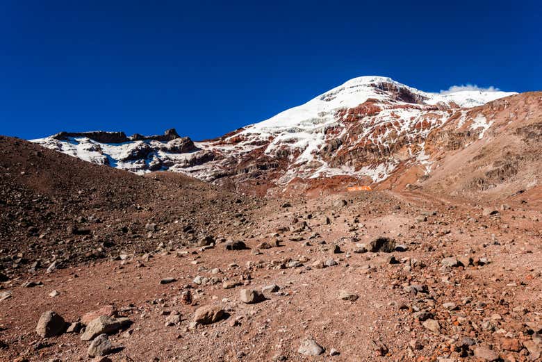 Arid parts of Chimborazo