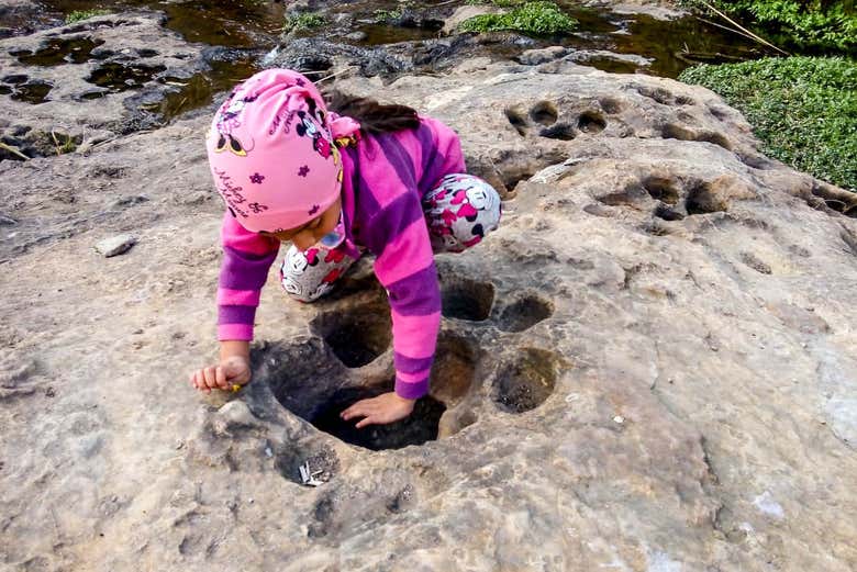 Pleistocene footprints