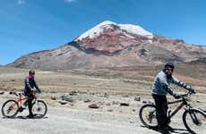 Balade à vélo au volcan Chimborazo