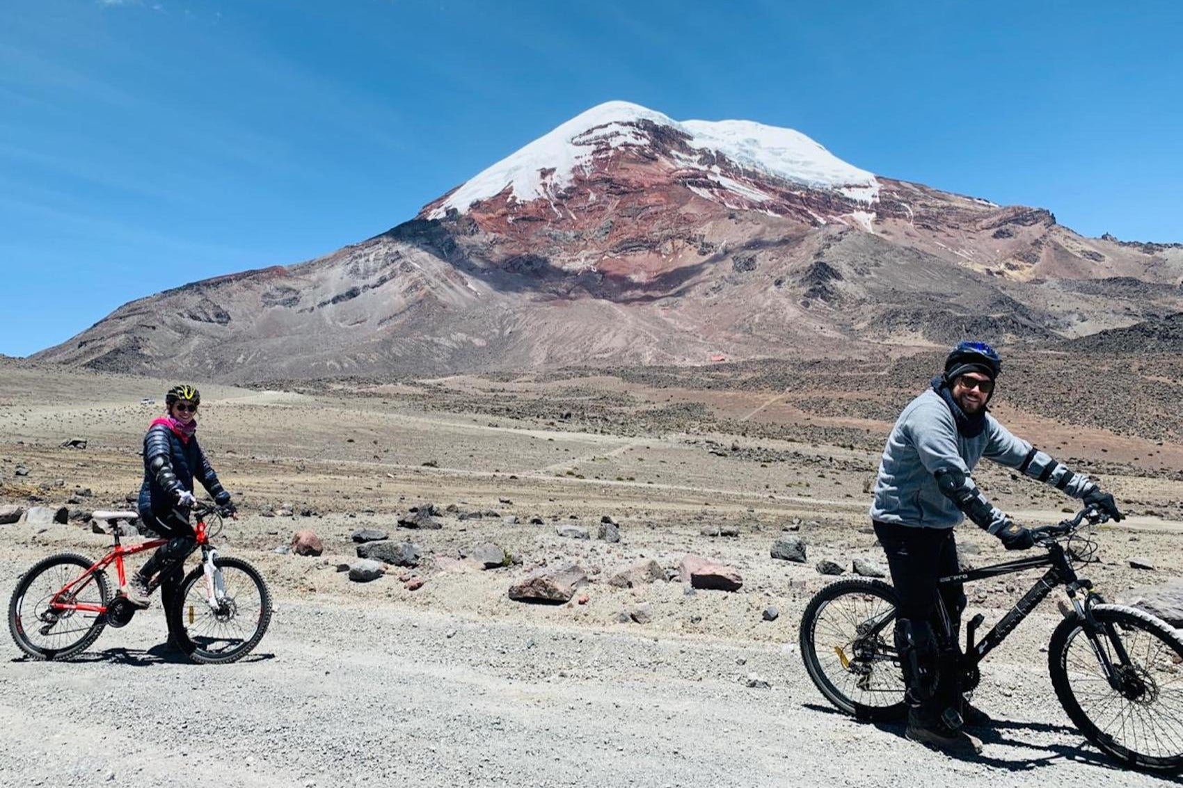 Tour en bicicleta por el volcán Chimborazo