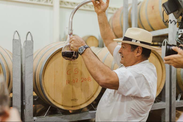 Check out the barrel room